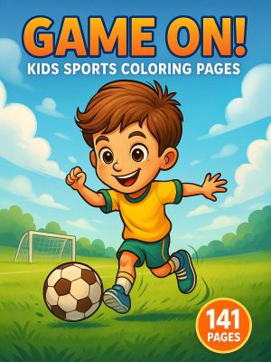 Game On! – 141 Sports & Activities Coloring Pages for Kids